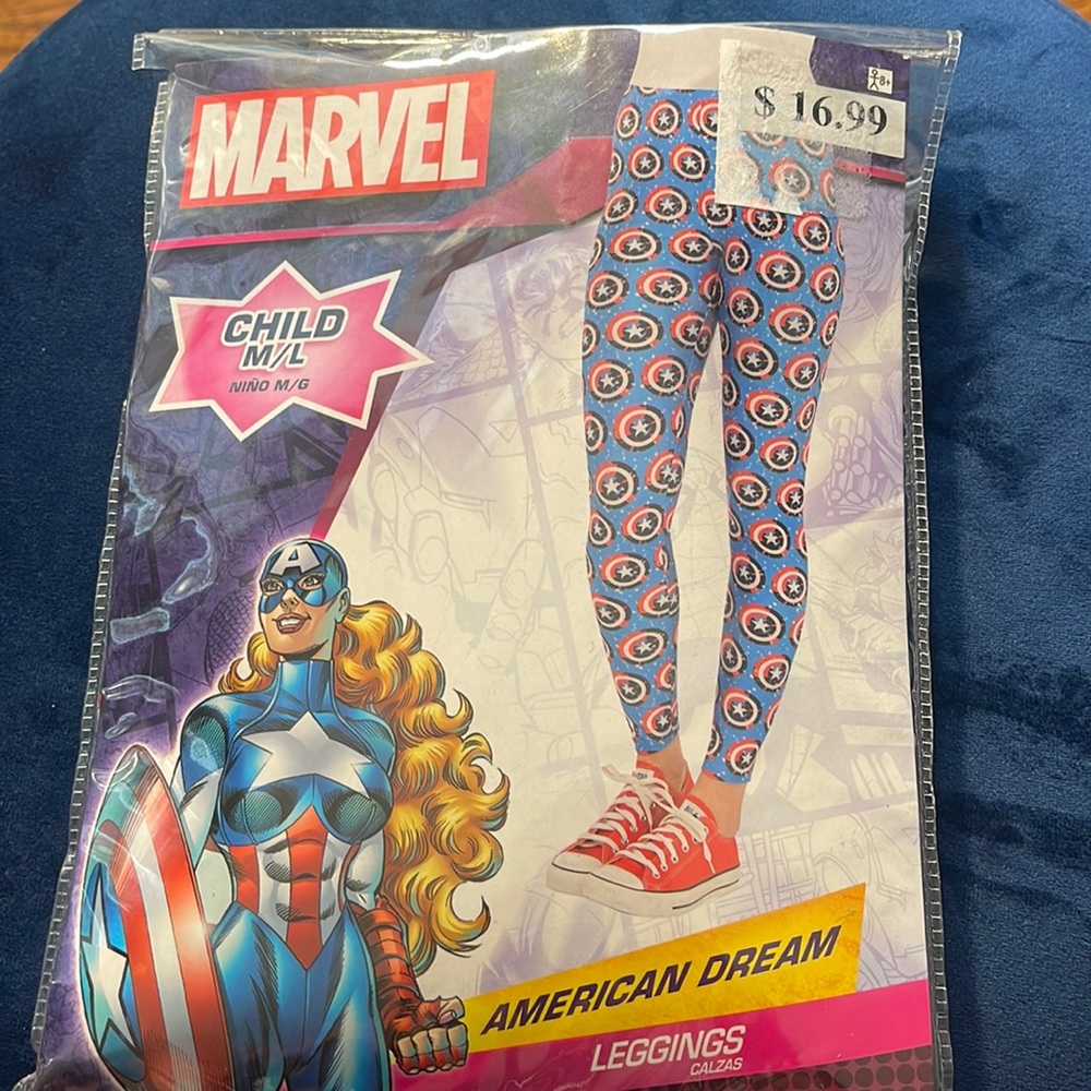 Marvel child M/L American dream leggings